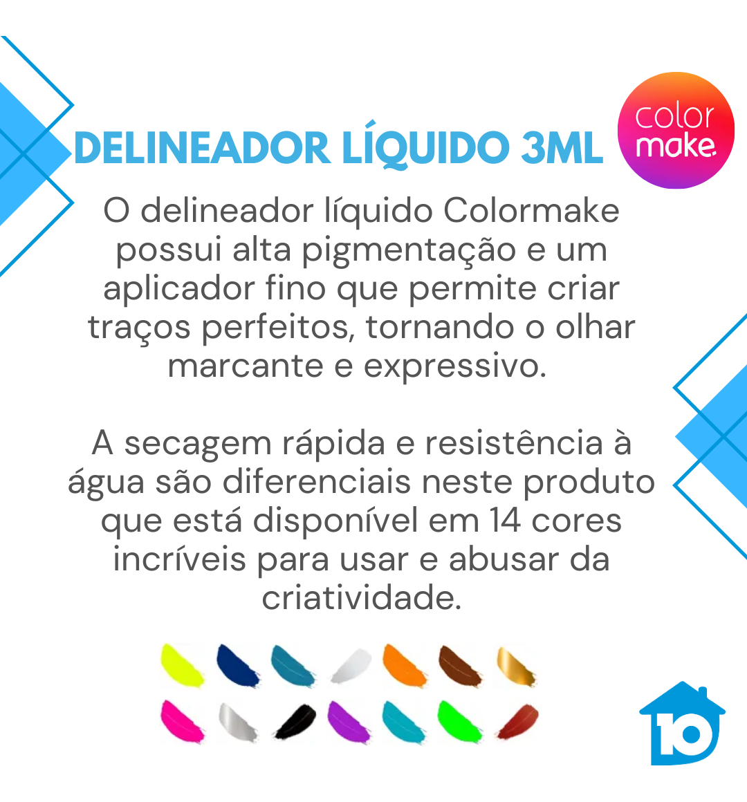 Delineador Líquido Colormake 2