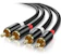 UGREEN Cabo Ugreen 2 RCA Macho para 2 RCA Macho 3 m 1