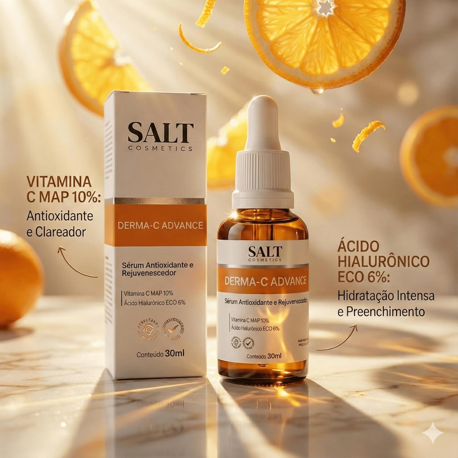 Sérum Facial Vitamina C MAP 10% + Ácido Hialurônico ECO 6% 2