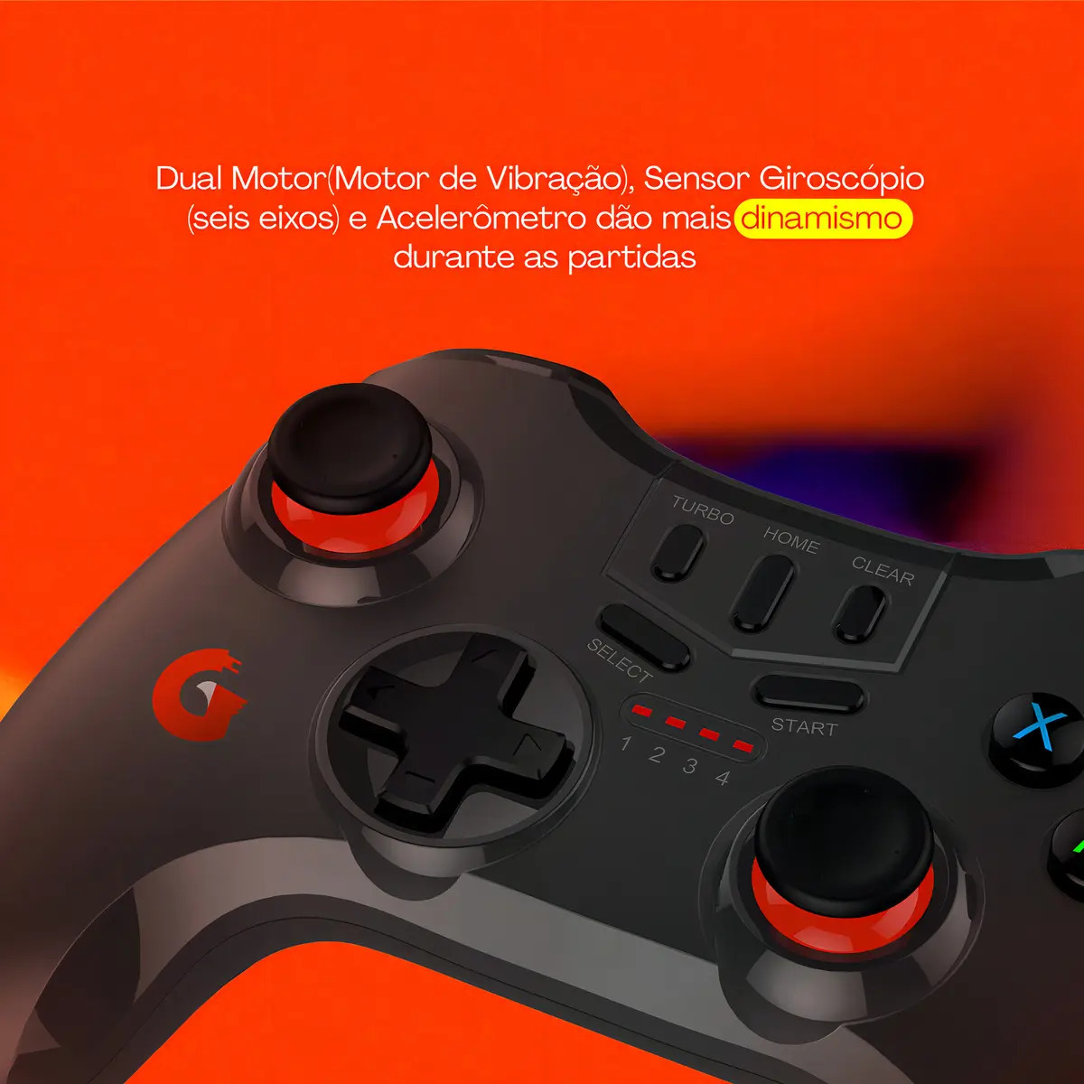 Illusion Light Gamepad Controle Gamer 3