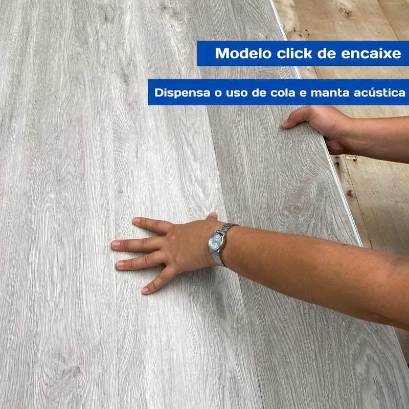 Piso Vinílico Click SPC Clicado Premium Caixa com 1,97 m² 5