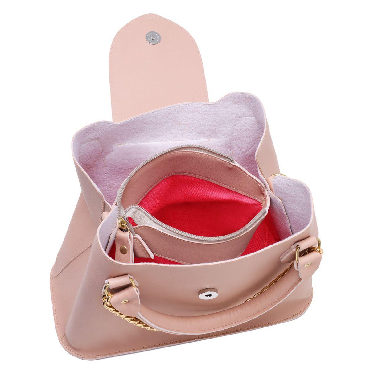 Bolsa Feminina com Detalhe em Corrente 2