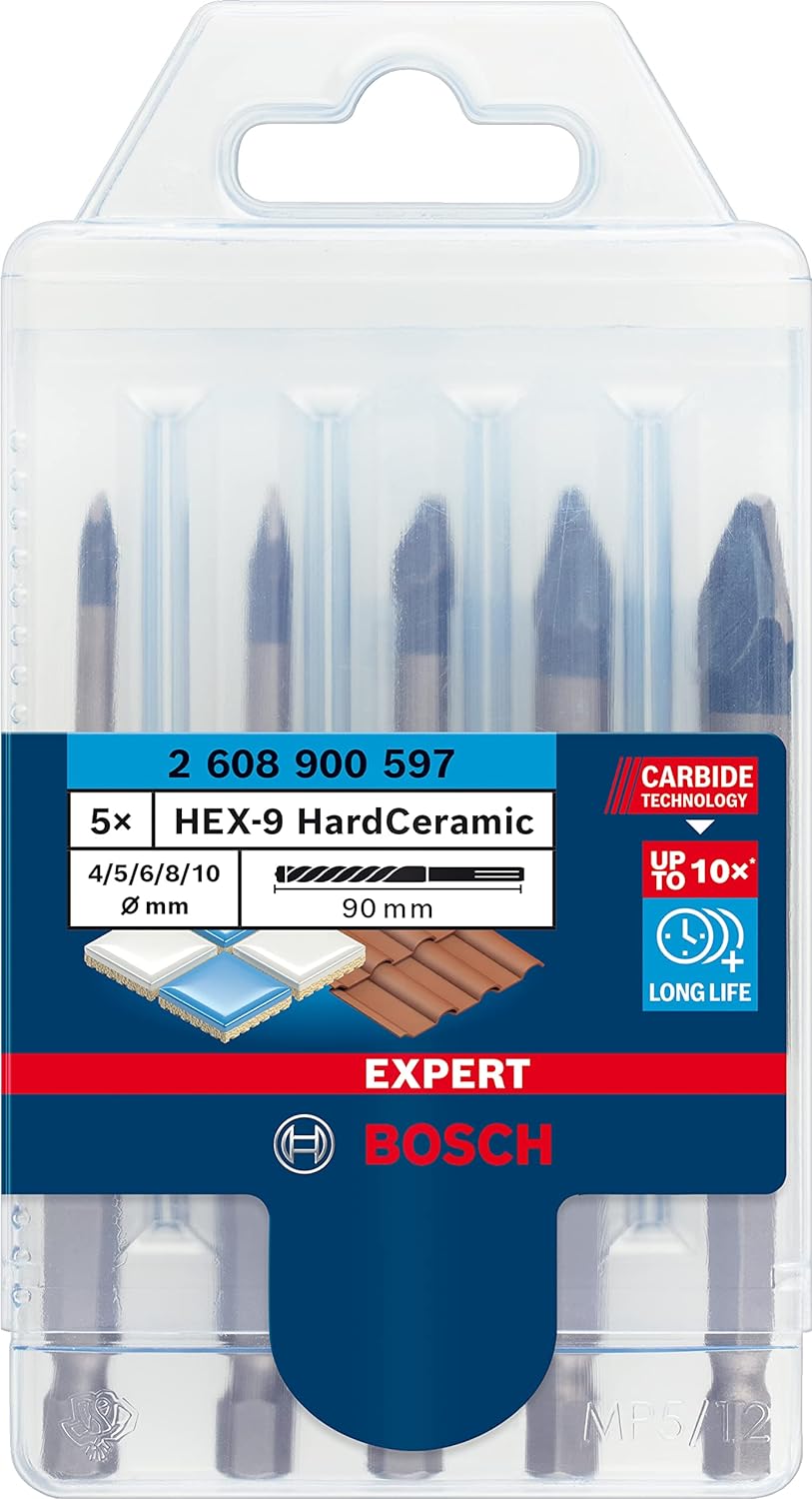 Jogo de Brocas EXPERT HEX-9 Hard Ceramic 1