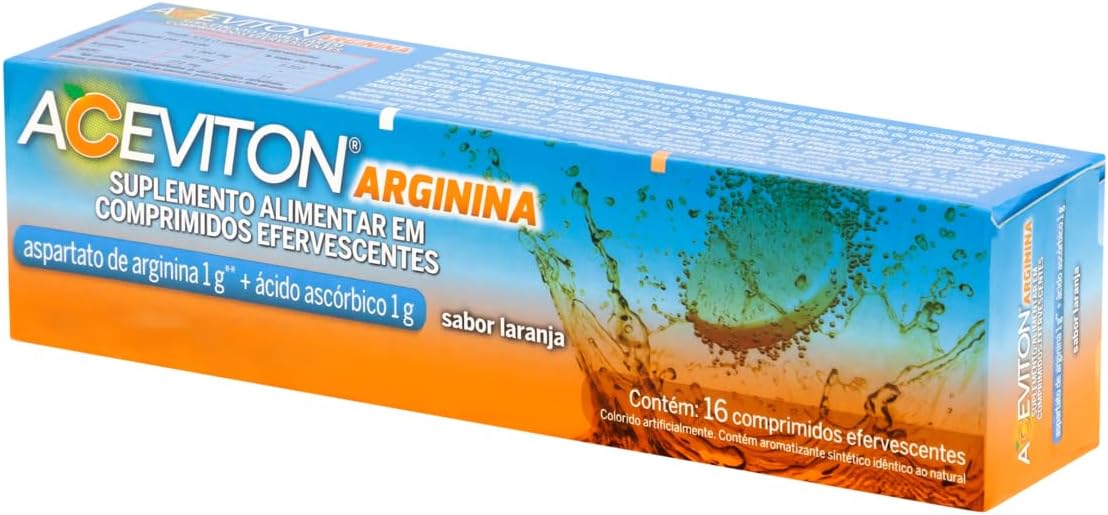 Aceviton Arginina com 16 Comprimidos Efervescentes 2