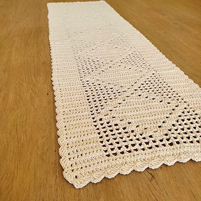 Tapete de Crochê Passadeira Extra Criativa 2