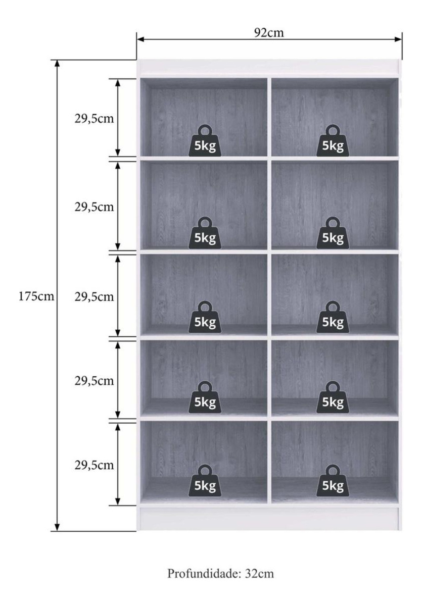 Guarda-Roupas Solteiro 4 Portas 4