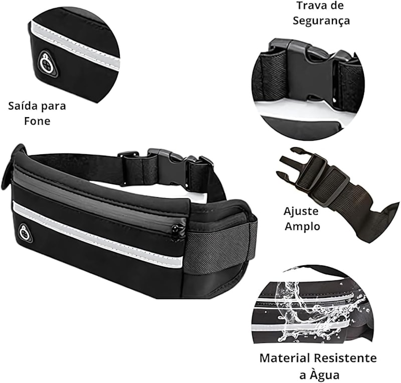 Pochete Slim Fitness Audiovoicer 2