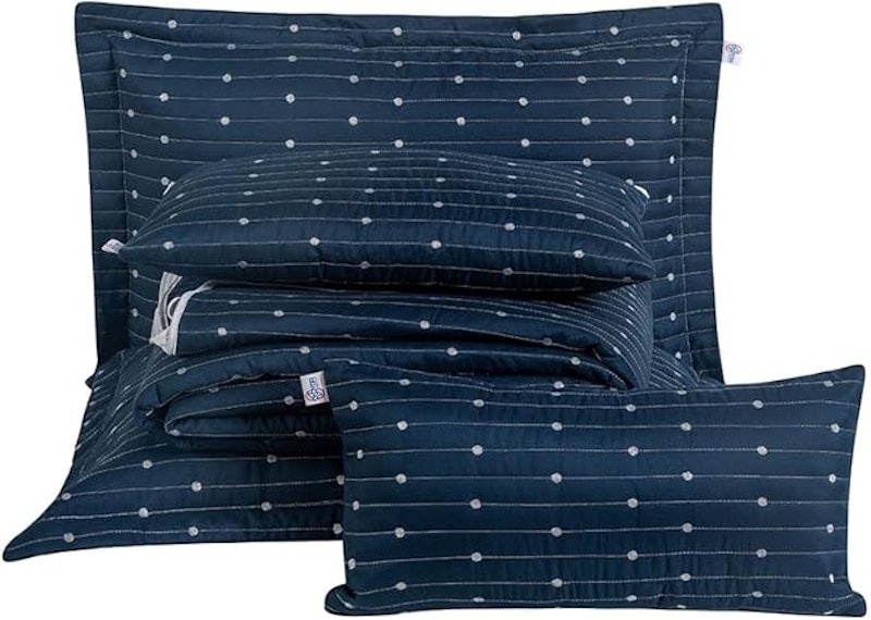 Kit Cobre Leito 07 Peças Bordado Urbany Casal King 4