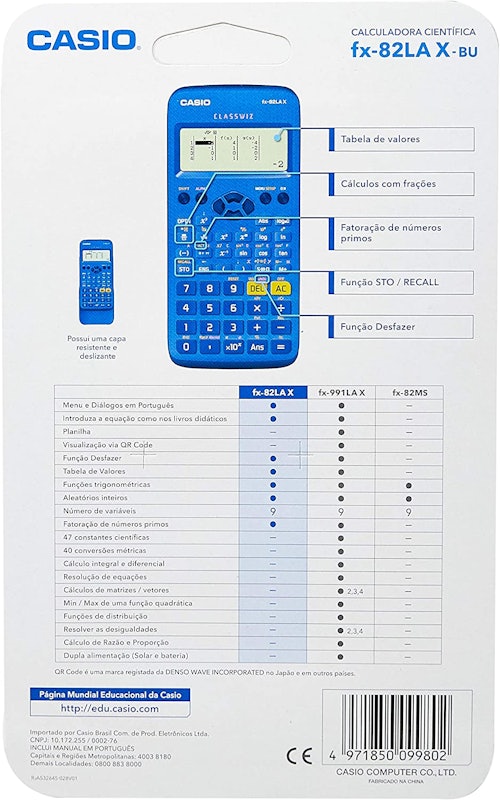 Calculadora Científica Casio fx-82LA X 4