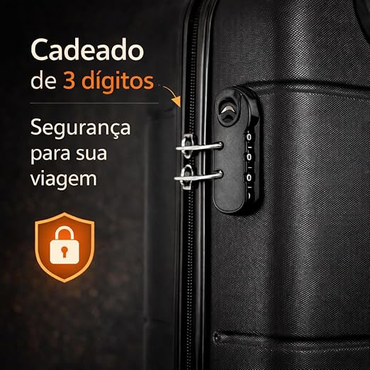 Mala de Viagem Bordo com Rodas 360º Essencial 2 2