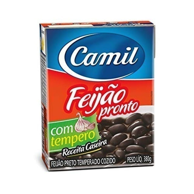 Feijão Preto Pronto Camil 380 g 1