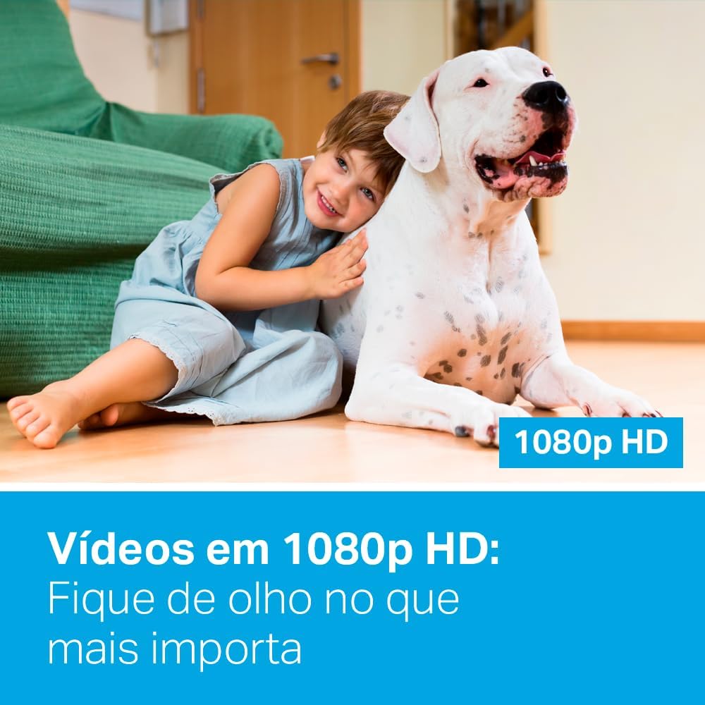 Câmera de Segurança Wi-Fi Interna 1080p Full HD 4