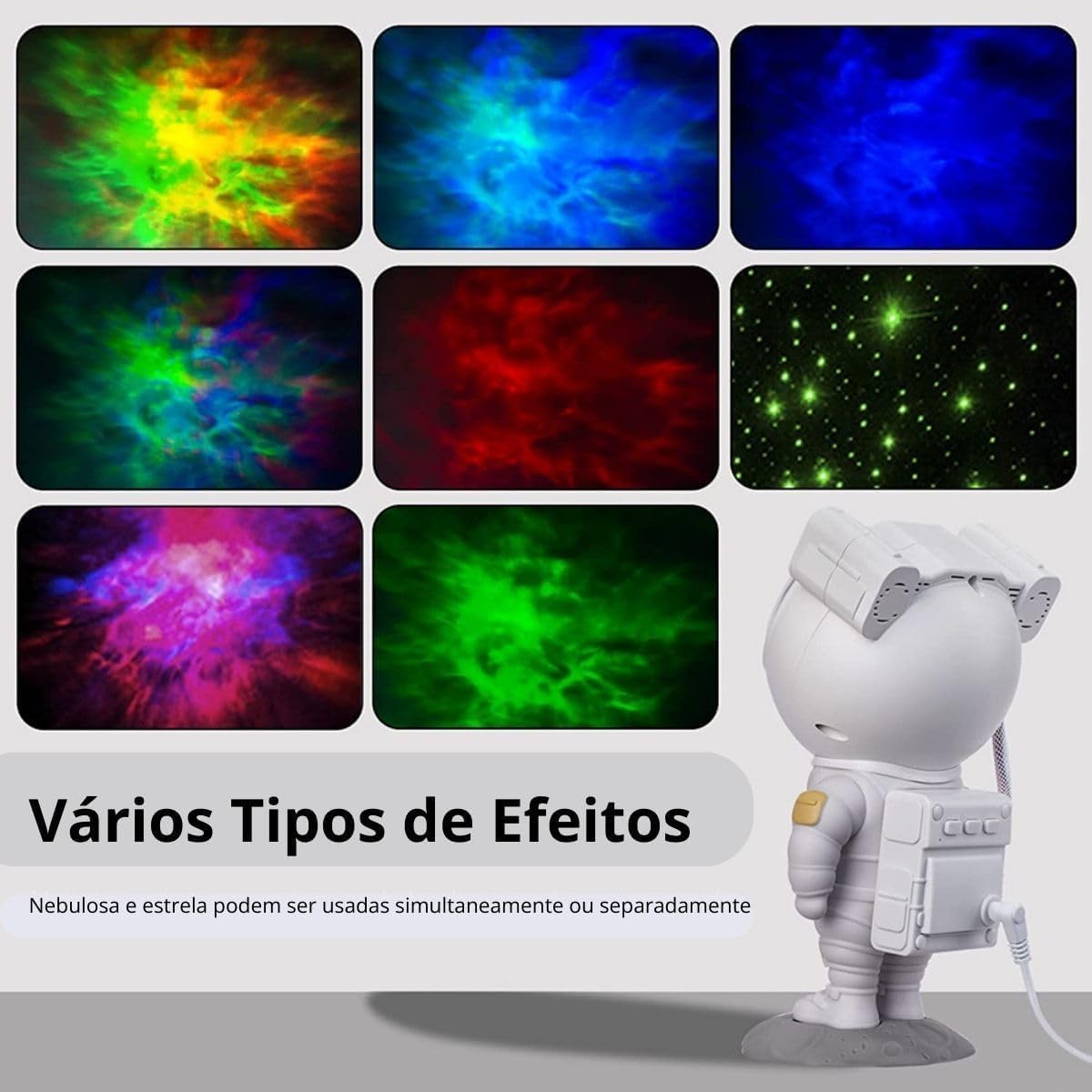 Projetor Galáxia Astronauta 4