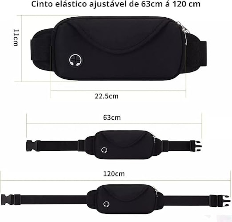 Pochete Esportiva Masculina Feminina de Corrida Doleira 2