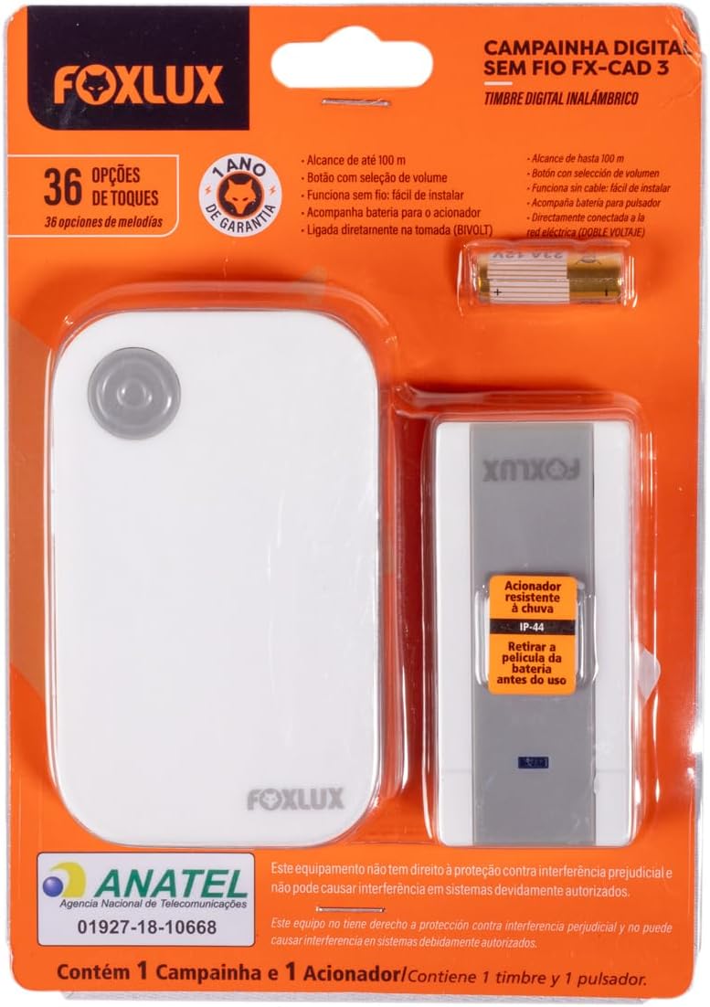 Campainha sem Fio Foxlux 5