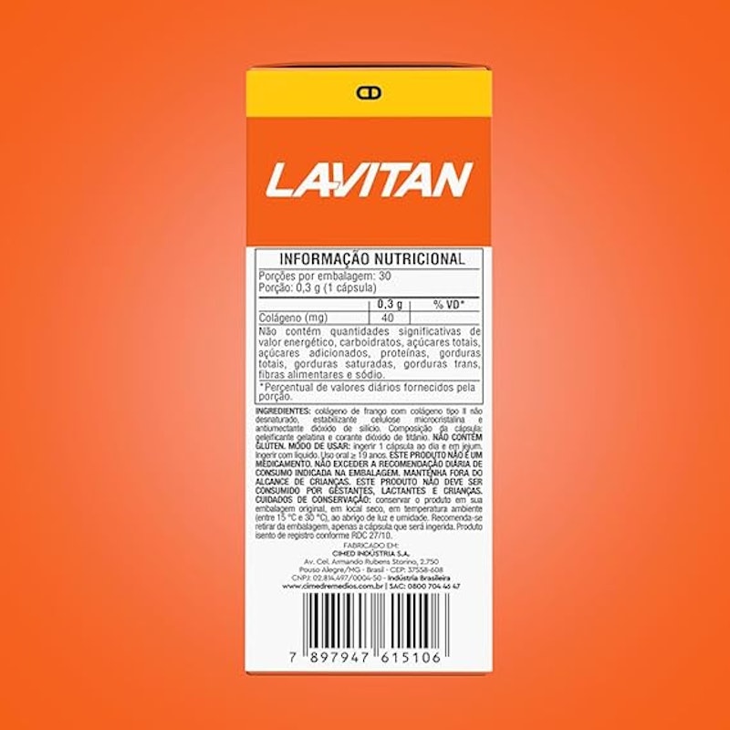 Lavitan Colágeno Tipo II Não Hidrolisado 2