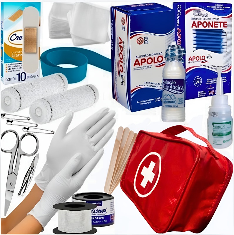 Kit Primeiros Socorros para Emergência Viagem 1