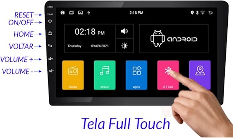 Multimídia Android CarPlay RS-915BR Prime 3