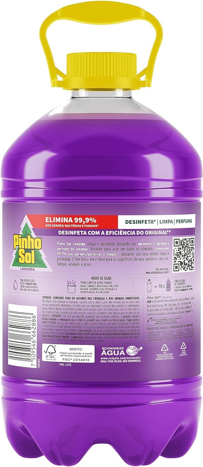 Desinfetante Pinho Sol Lavanda 5