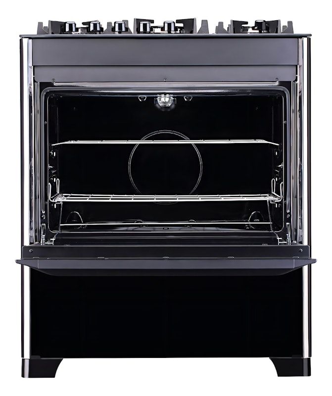 Fogão 5 Bocas Preto com Mesa de Vidro Dako Magister Bivolt 5
