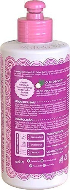 Creme para Pentear SOS Cachos Kids Hidratação Salon Line 2