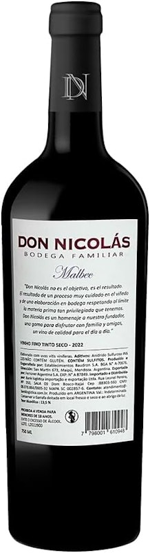 Don Nicolás Malbec 2
