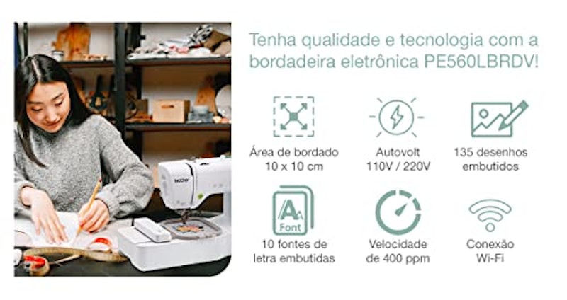 Máquina de Bordado Eletrônica 3