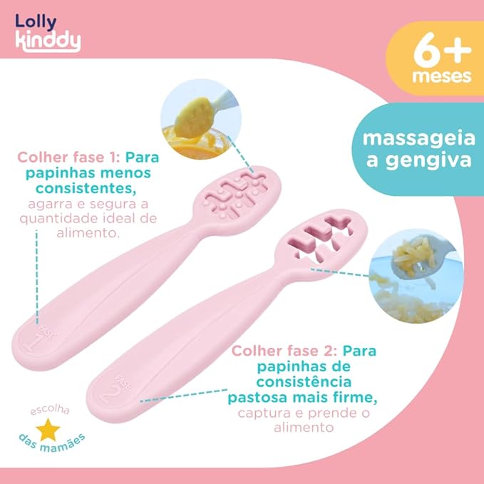 Kit Colher de Treinamento Dippy 2