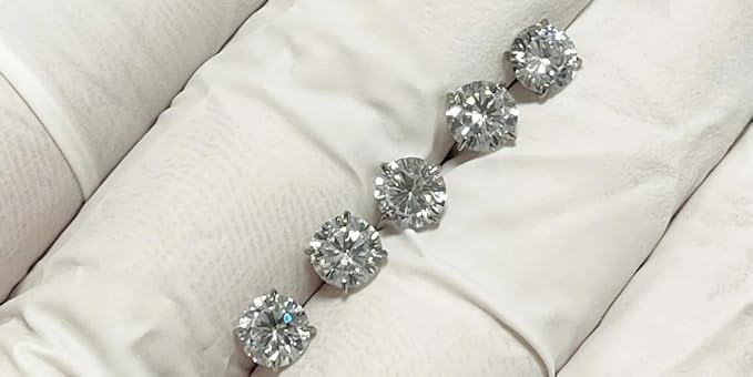 Kit 2 Piercings Zircônia Dourado e Prata Titânio Hipoalergênico 5