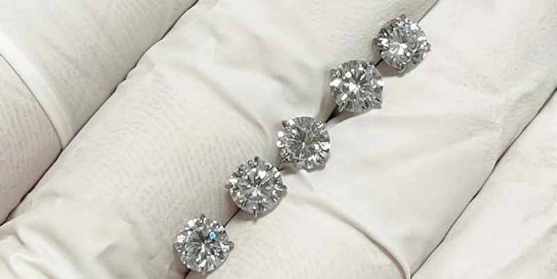 Kit 2 Piercings Zircônia Dourado e Prata Titânio Hipoalergênico 5