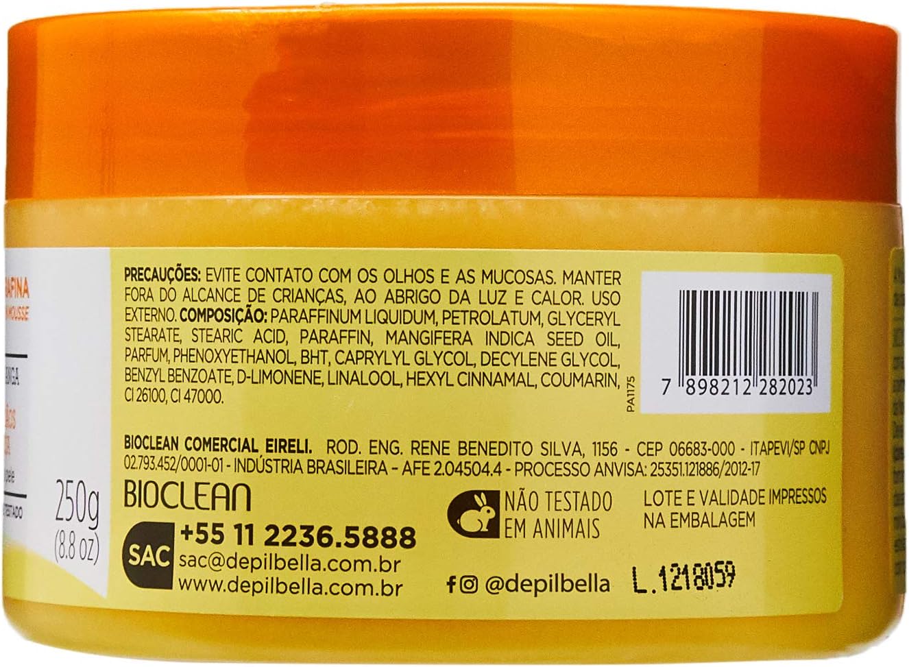 Mousse de Parafina Óleo de Manga Depil Bella 3