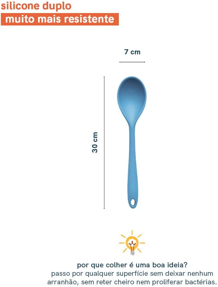 Colher de Silicone Oikos 2