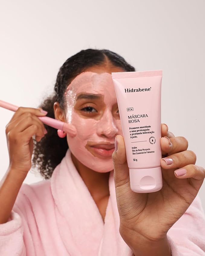 Máscara Facial Rosa 50 g 2