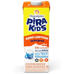 Leite Integral Piracanjuba Pirakids Zero Lactose 1 L