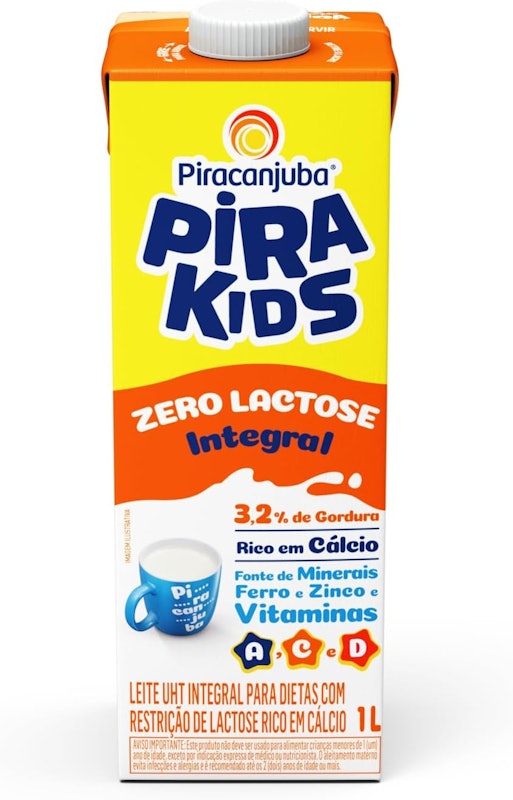 Leite Integral Piracanjuba Pirakids Zero Lactose 1 L 1