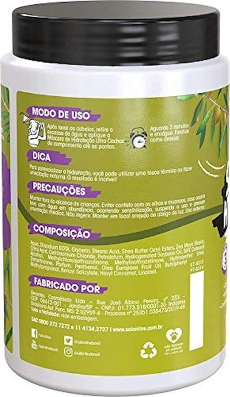Máscara S.O.S Hidratação Azeite de Oliva 4