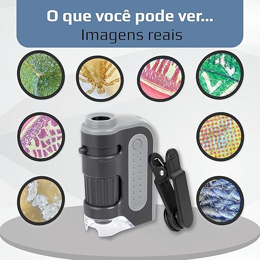 Microscópio Carson Portátil de Bolso MicroBrite Plus 4