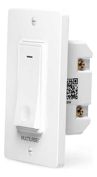 Interruptor Inteligente 1 Tecla Wi-Fi Multilaser Liv 2
