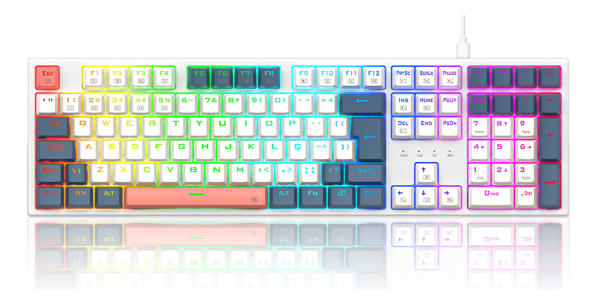 Teclado Mecânico Gamer Redragon Trundle 1