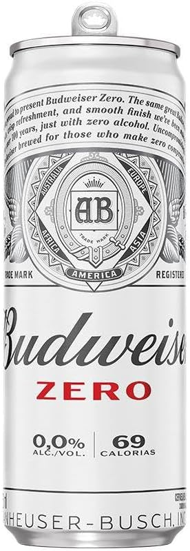 Pack Cerveja Budweiser Zero Álcool, 350 ml, Lata - 8 Unidades 2