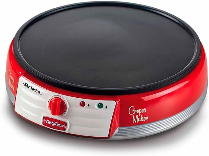 Máquina de Crepe Ariete 202 Party Time Retrô 2