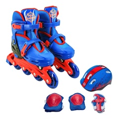 Patins Kit Inline Azul Unitoys