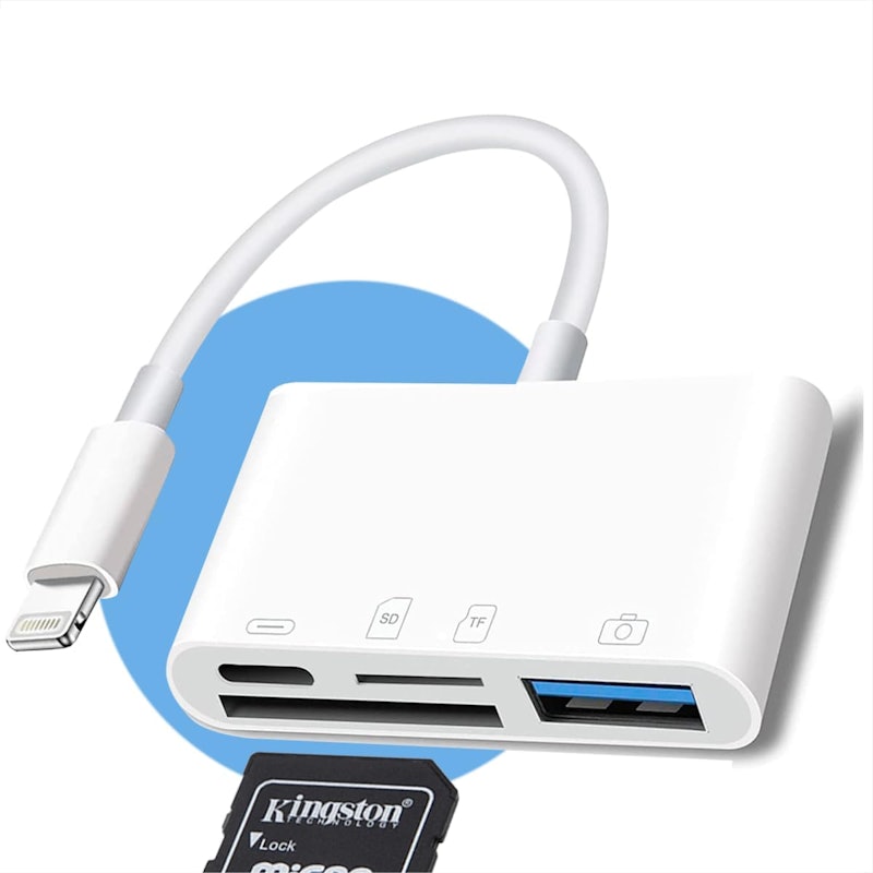 Adaptador Lightning Leitor de Cartão SD Micro 1
