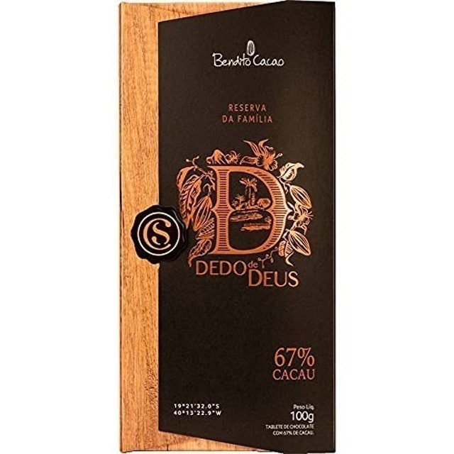 Tablete Dedo de Deus 67% Cacau 100g 1