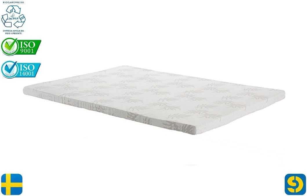 Pillow Top Macio de Espuma D23 Casal SDB Colchões 4