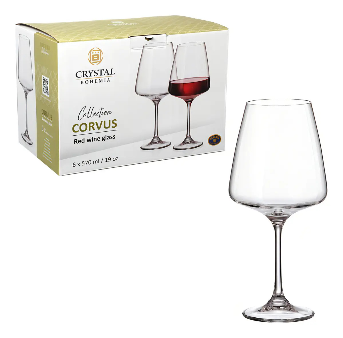 Jogo de Taças de Vinho Corvus  2