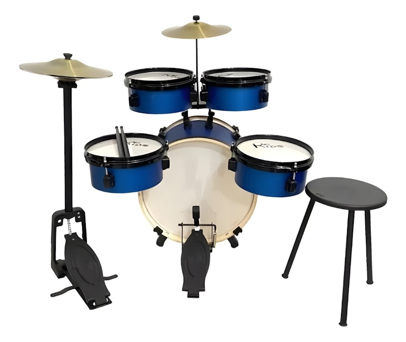 Bateria Infantil com Chimbal Profissional 2 Toms 2