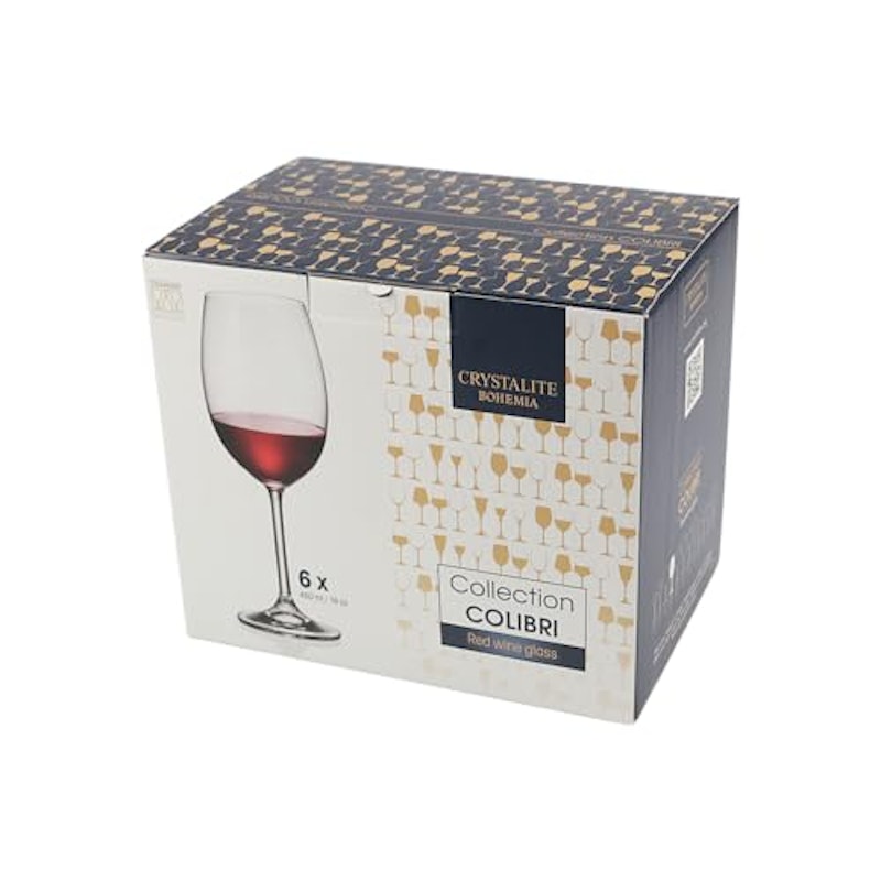 Conjunto 6 Taças de Vinho Tinto de Cristal Ecológico Gastro/Colibri 450 ml 4