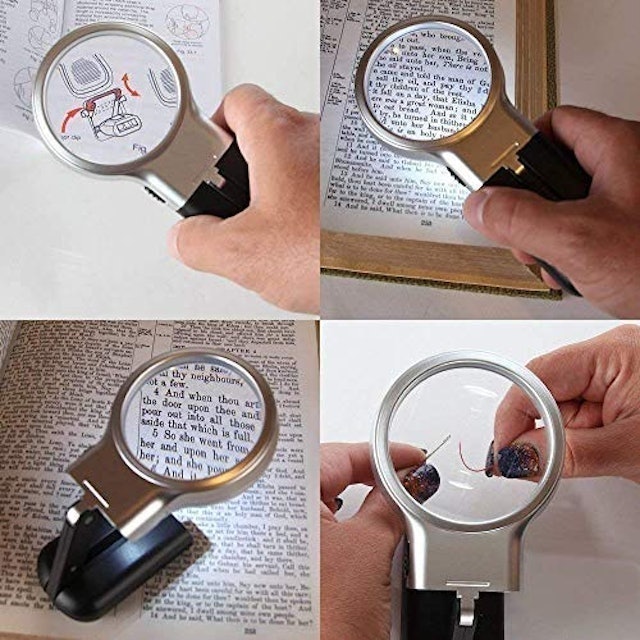 Lupa de Mão com Luz Dobrável 3x1 CBRN01492 5