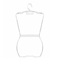 Kit Cabide Silhueta Collant Infantil (Transparente)